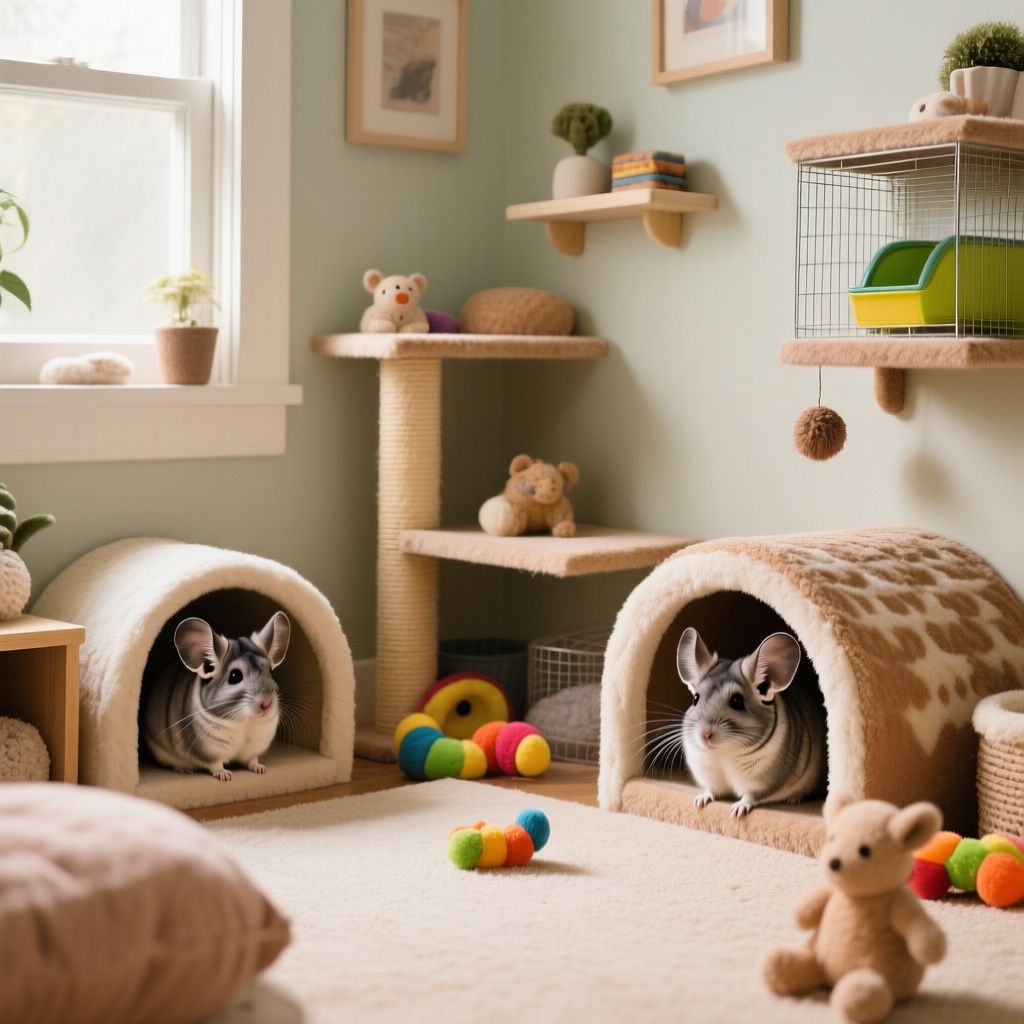 ایمن‌سازی خانه برای چینچیلا