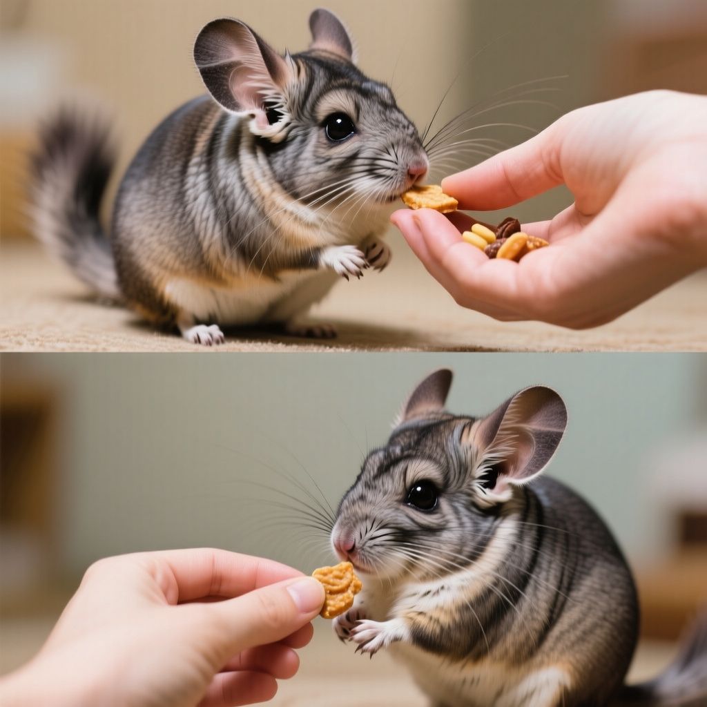 رام کردن چینچیلای بالغ